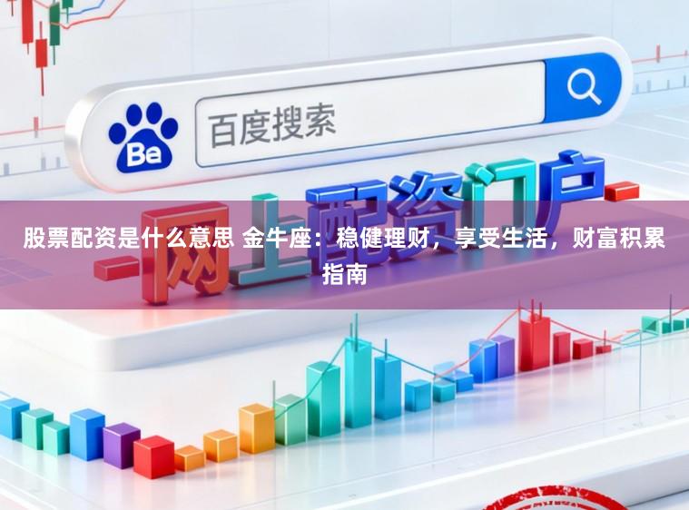 股票配资是什么意思 金牛座：稳健理财，享受生活，财富积累指南
