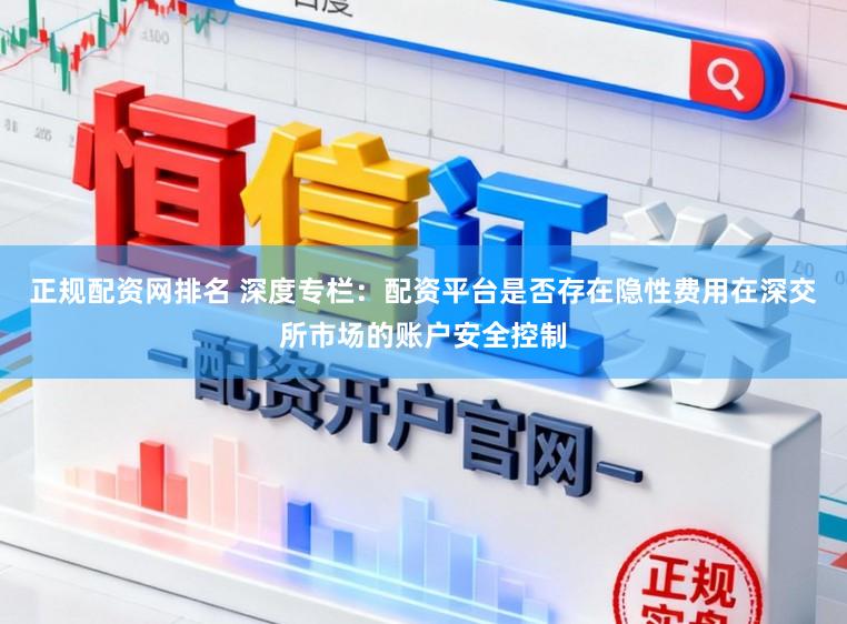 正规配资网排名 深度专栏：配资平台是否存在隐性费用在深交所市场的账户安全控制